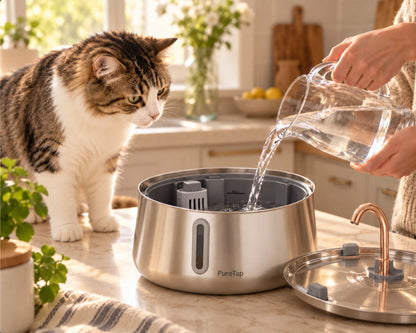 PureTap Stainless Cat Fountain