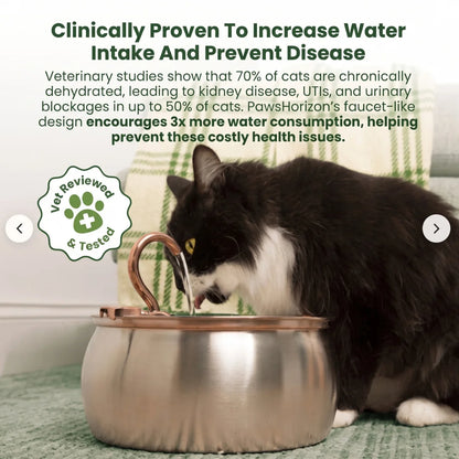 PureTap Stainless Cat Fountain